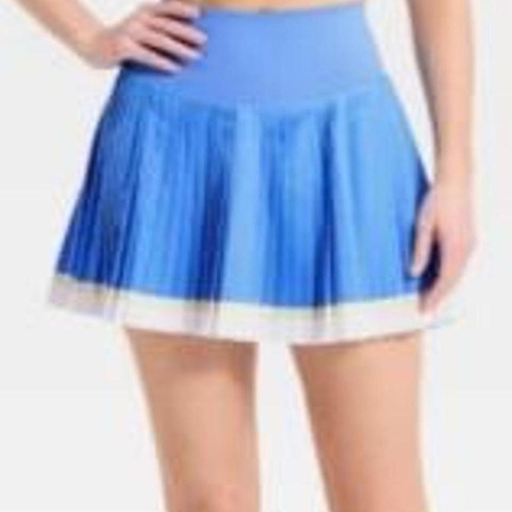 All In Motion Women's Woven High Rise Pleated Skort Sporty Mini Skirt